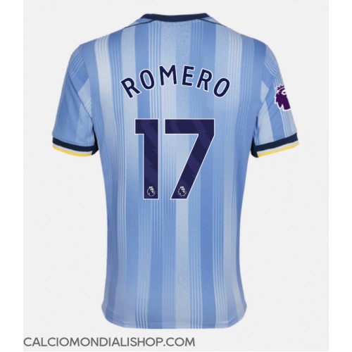 Maglie da calcio Tottenham Hotspur Cristian Romero #17 Seconda Maglia 2024-25 Manica Corta